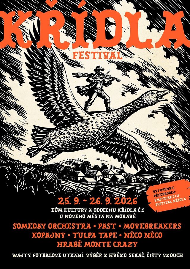 Festival Křídla – nejlepší festival v Křídlech.